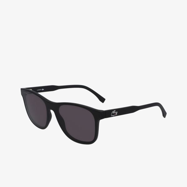 Lacoste Shield Plastic L.12.12 Sunglasses - Brýle Pánské Černé | CZ-DHSp5e